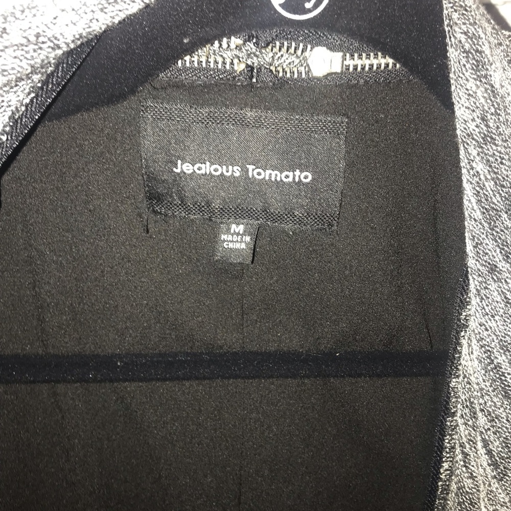 Pleather Bomber Jacket - image 4